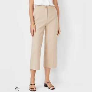 Ann Taylor cropped wide-leg pants
